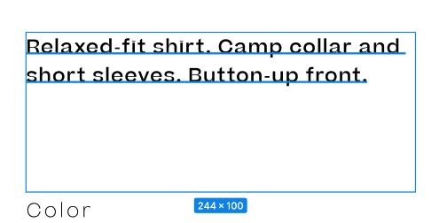 Comparison of text bounding boxes, left shows oversized boxes with excess whitespace, right shows boxes tightly hugging the text content.
